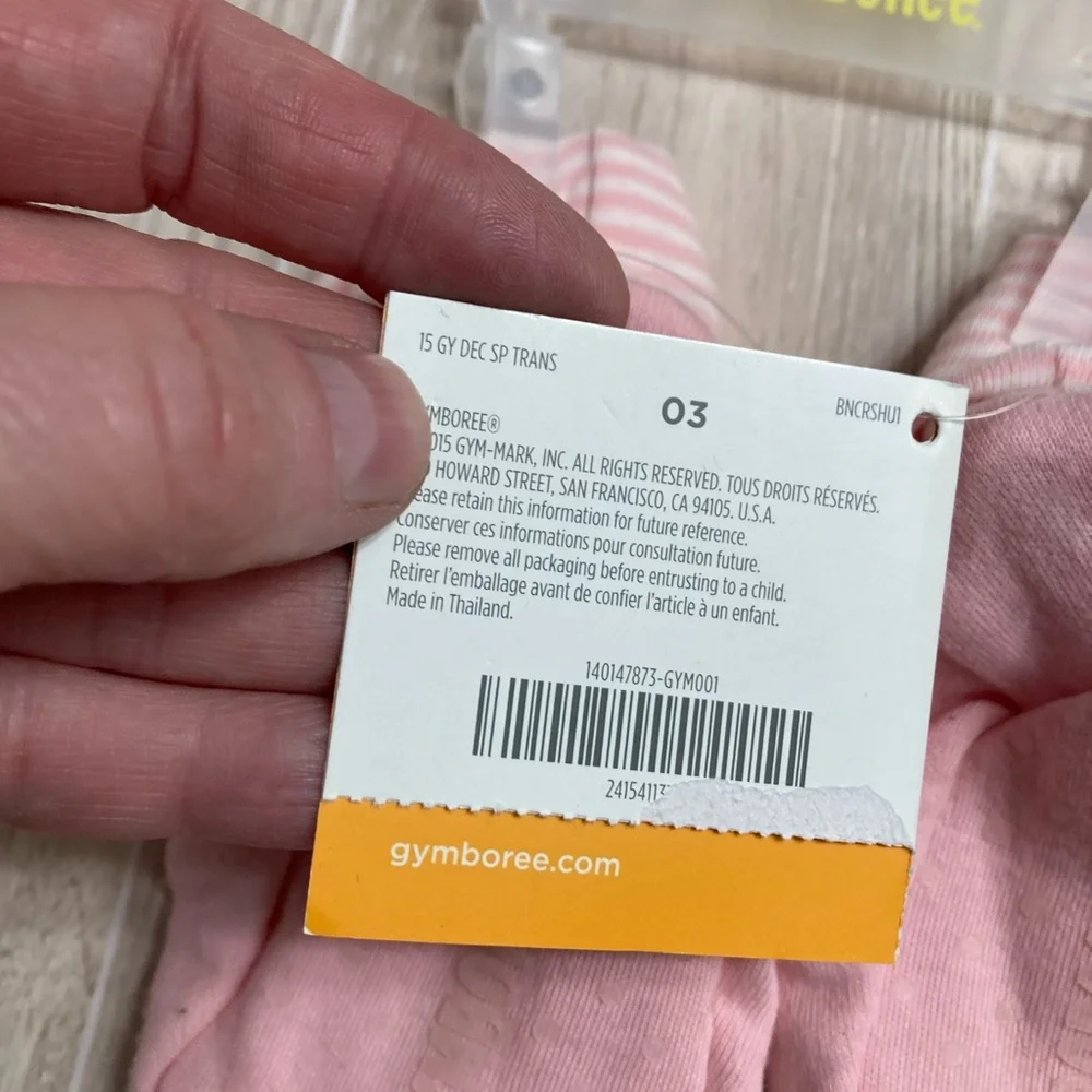 Gymboree New Pink Bear Baby Booties #IR